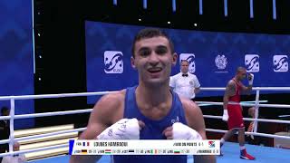 Semifinals  (63.5kg) THIAM CREUS Adrian (ESP) vs  HAMRAOUI Lounes (FRA) | EUBC 2022