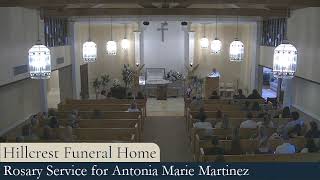 Rosary Service for Antonia Marie Martinez