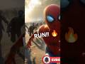 Spider-Man escape from zombies🔥v44#spiderman #avengers #marvel #shorts