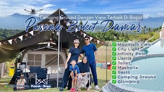 CAMPING VIEW TERBAIK DIBOGOR | BUAT ANAK BETAH FASILITAS LENGKAP | PESONA BUKIT DAMAR \u0026 LUXCAMP