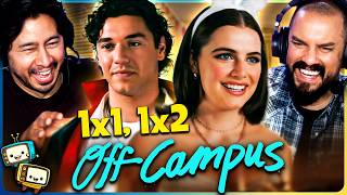 OFF CAMPUS 1x1 & 1x2 Reaction! | Is College Actually Like This?? | Ella Bright | Belmont Cameli