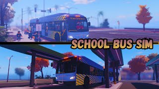 ROBLOX | School Bus Sim | Exploring the New City Buses!