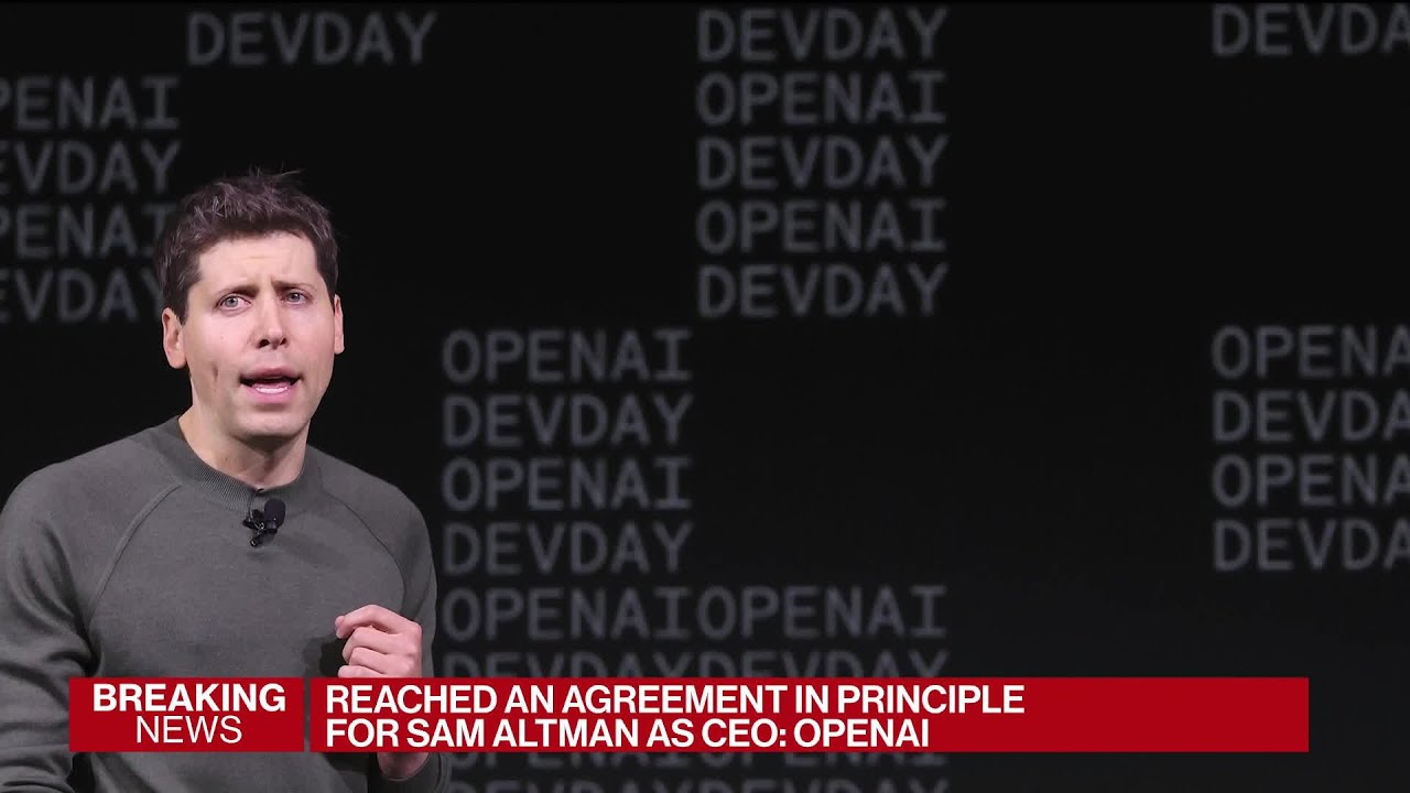 Sam Altman To Return To OpenAI As CEO With New Board - YouTube