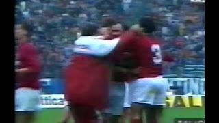 Lazio-Torino 1-2 (Signori, Auguilera, aut.Gregucci) del 08 novembre 1992 stadio Olimpico