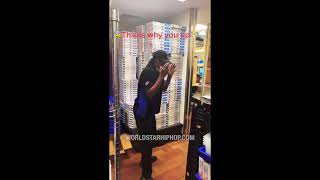 Dominos Employee Has A Mental Breakdown After Not Receiving A Tip While On A Delivery!! #Shorts