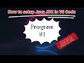 How to setup Java JDK in VS Code | How to run Hello World or 1st Program in VS Code
