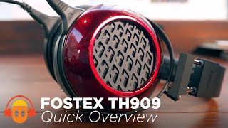 Fostex TH909 Quick Review (4k)