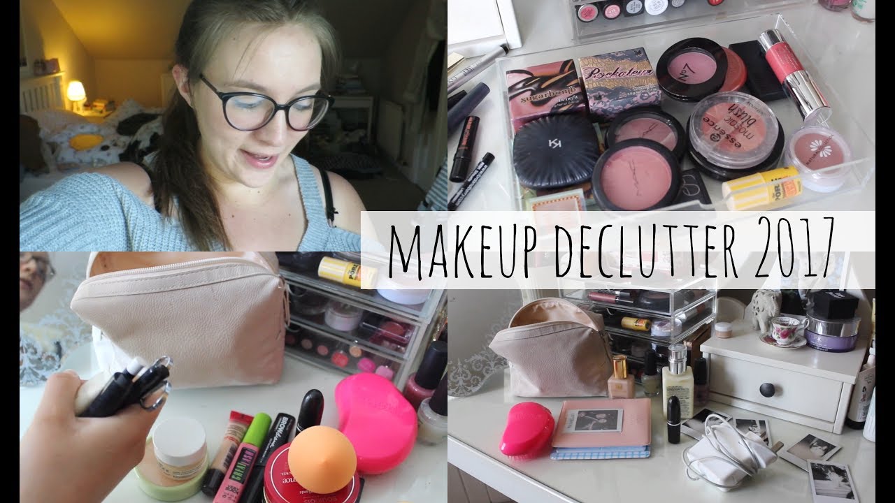 Makeup Declutter 2017 Youtube