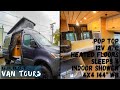 Crazy Van Tour - Pop Top, A/C, Heated Floors, Shower, Custom 4x4 Sprinter Van