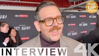 Nick Frost interview on Get Away at Premiere