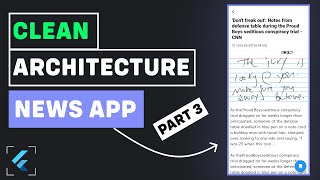 Build A News App - Create Repository Classes & Models | PART 3 - Flutter Clean Architecture