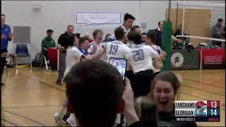 2019 2020 Georgian Men's Volleyball OCAA Playoff Highlights