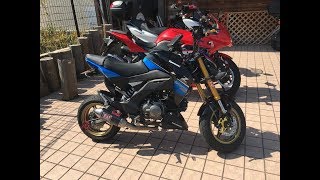 YOSHIMURAサウンドを聞け　2017カワサキ・Z125 PRO　4MINI　BR125H　2017 カワサキ・Z125プロ　2017 Kawasaki Z125 PRO