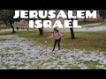 Snowstorm in Jerusalem, Israel Winter 2021