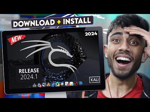 How to Install Kali Linux 2024.1 Version! New Wallpaper, Design & Apps Install Without Error