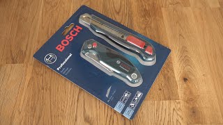 Unboxing und Review Cuttermesser Bosch Professional - Tipps und Tricks