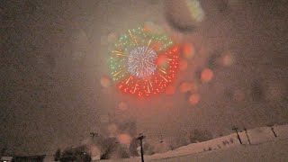 【2021年1月16日㈯】いいやま 雪の花火 「戸狩温泉スキー場」【Iiyama Snow Fireworks in Togari Onsen Ski Resort】