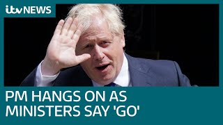 Boris Johnson says he will not quit as ministers continue to walkout | ITV News