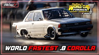 World Fastest .8 Corolla 2jz Turbo El Versatil at World Cup Finals 2024