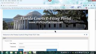 Florida Courts E-Filing Video - Getting Started for the Self-Represented Litigant