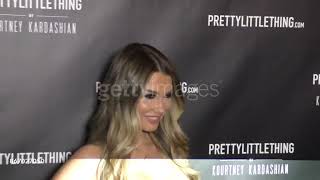 Emily Sears At PrettyLittleThing By Kourtney Kardashian Launch