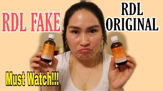 RDL BABY FACE SOLUTION FAKE VS. ORIGINAL