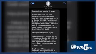 Colorado Department of Revenue warns taxpayers of text-based scam