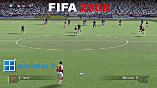 شرح تثبيت FIFA 2008 على محاكي (Winlator 9) مع تجربة قيم بلاي