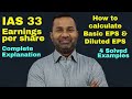 How to calculate Earnings Per Share | IAS 33 | Diluted EPS | Commerce Specialist | ACCA | CMA | CPA