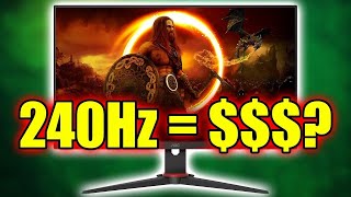 Колко струва 240Hz монитор?