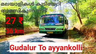 Gudalur ayyankolli travel buss