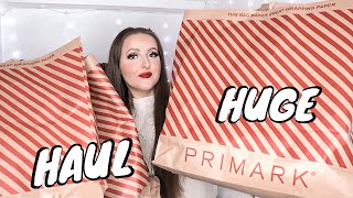 HUGE DECEMBER PRIMARK TRY ON HAUL | Winter clothes, festive treats & gift ideas!!