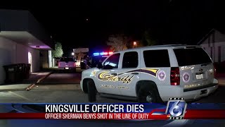 Kingsville officer Sherman Benys dies of wounds from shooting