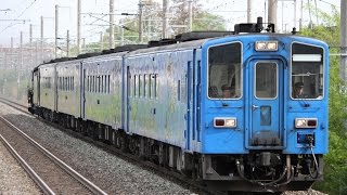 東北本線 8530D C58+キハ141系 SL銀河 紫波中央駅通過 2015年5月5日