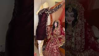 beautiful and gorgeous bride make up look || nikkah video || muslim bride 🔥❤️