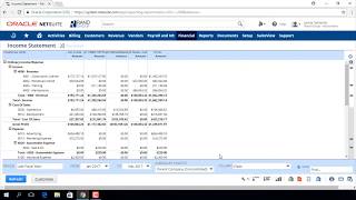 Income Statement Reports in NetSuite