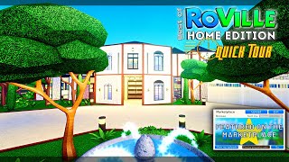 🏡⏩ Cloverfield Estate || Best Of RoVille - Home Edition With House Code || RoVille Tours