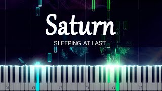 Saturn - Sleeping At Last [Piano Tutorial] | SHEET MUSIC + MIDI 🎹