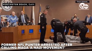 MAGA is 'a Nazi movement': Former NFL punter Chris Kluwe arrested at city council meeting