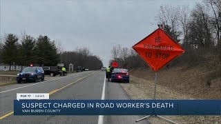 Suspect formally charged in Van Buren Co. road worker's death