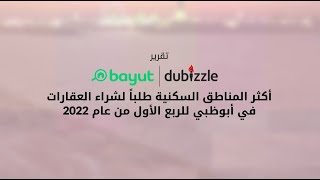 المناطق السكنية الأكثر طلباً لشراء العقارات في أبوظبي في الربع الأول من عام 2022