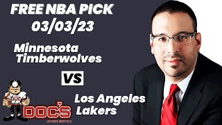 NBA Picks - Timberwolves vs Lakers Prediction, 3/3/2023 Best Bets, Odds & Betting Tips
