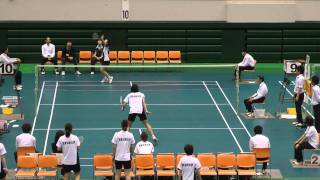 2011インカレ女子団体決勝　法政大対日体大　第１Ｓ　4/4