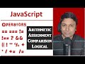 JavaScript Operators -    Arithmetic , Assignment, Comparison and Logical Operators - Demo