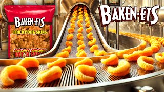 How Everybody's Favorite BAKEN-ETS Pork Skins are Made in a Factory