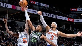 Minnesota Timberwolves vs New York Knicks - Full Game Highlights | November 20, 2023-24 NBA Season
