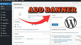 How to Add Banner in WordPress 2025?