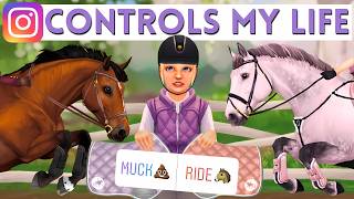 Instagram Controls My Equestrian Life for 24 Hours! | Star Stable Realistic Roleplay