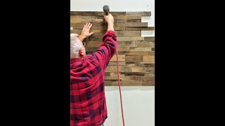 DIY Reclaimed Barn Wood Wall Panels