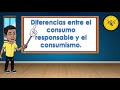 Consumo responsable y consumismo